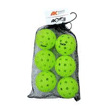 BÓNG PICKLEBALL AKPRO - AK - X3 Tiêu chuẩn, Chính hãng (Túi 6 quả)