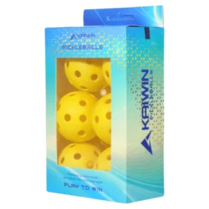 HỘP 6 BÓNG PICKLEBALL KAIWIN PK26L INDOOR CHÍNH HÃNG - VÀNG